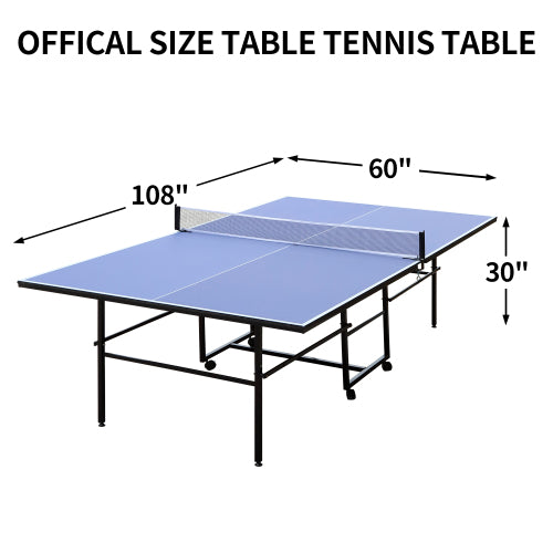 Tischtennistisch 9ft klappbar tragbar
