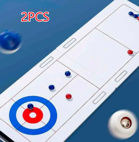 Tisch-Curling Spiel Kinder 6-16 Jahre