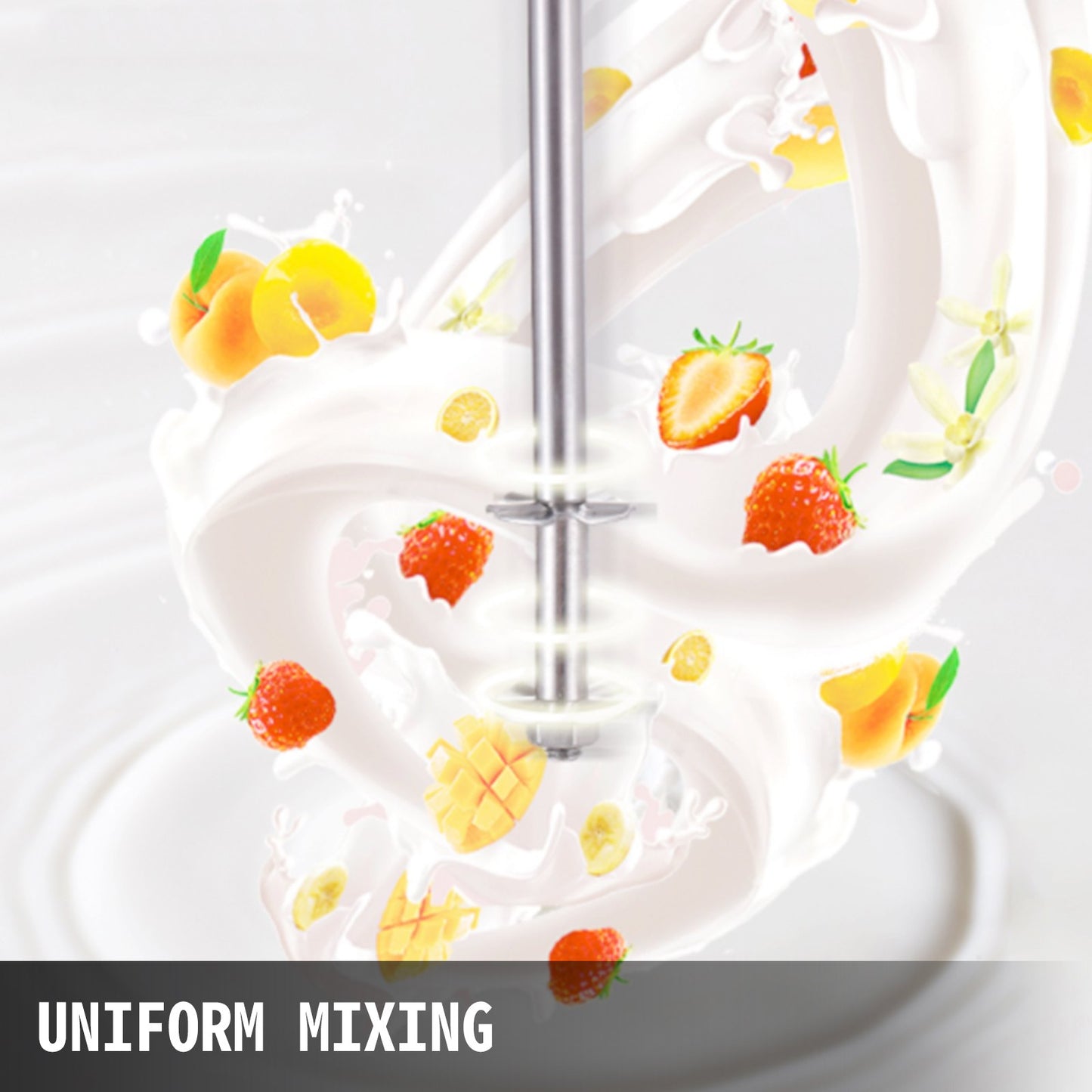 150W Beverage Mixer, 800ml Electric Milk Shaker, Double Heads, Silvery, Electric Mixer for Shakes, Cocktail Mixer, Milkshake Machine, Bar Mixer, Stand Mixer, Commercial & Home Use