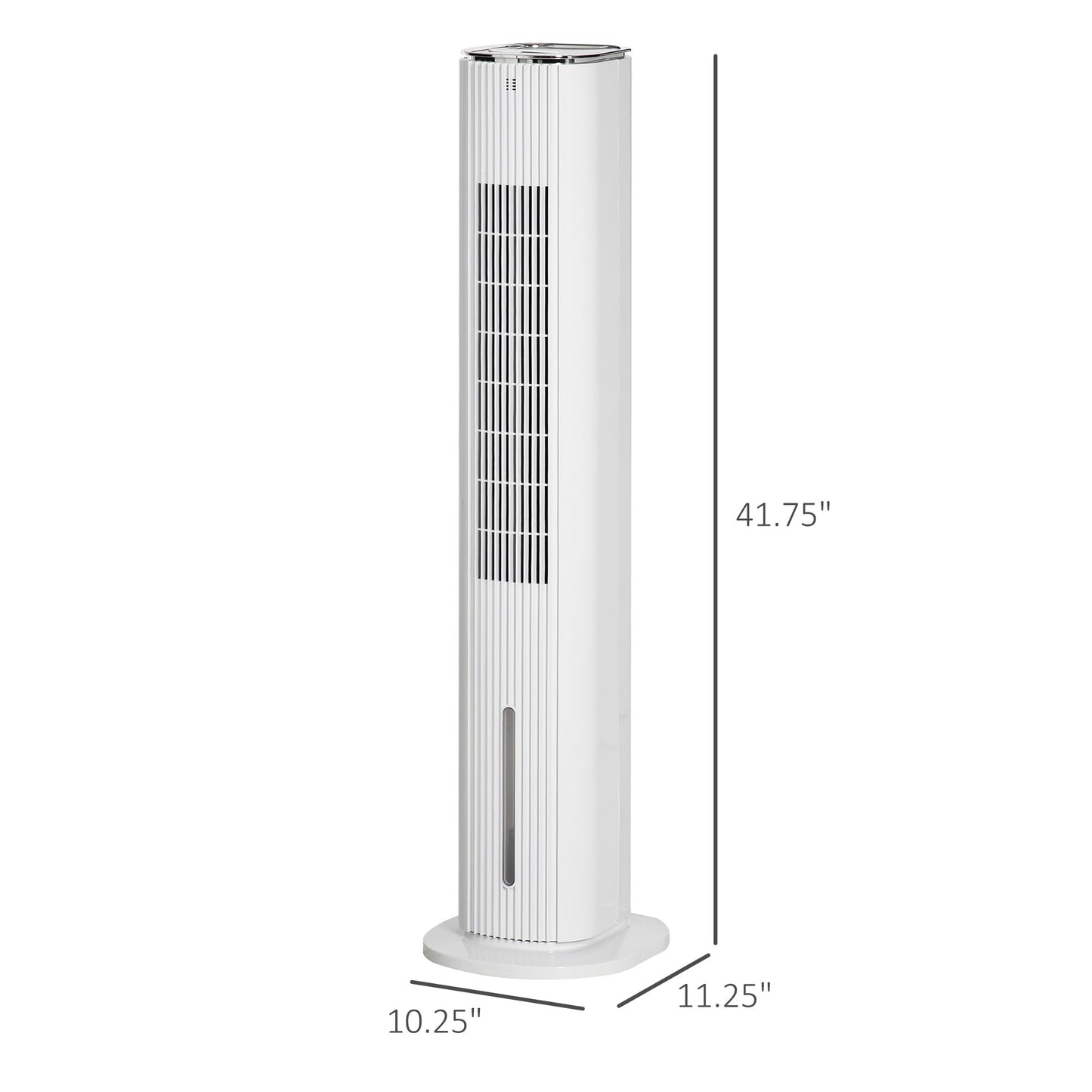 42" 3-in-1 Evaporative Air Cooler with Water Tank, Ice Cooling Fan with Humidifier, 52° Oscillating Portable Swamp Cooler for Home Office, 3 Modes, 3 Speeds, 12H Timer, Remote, White