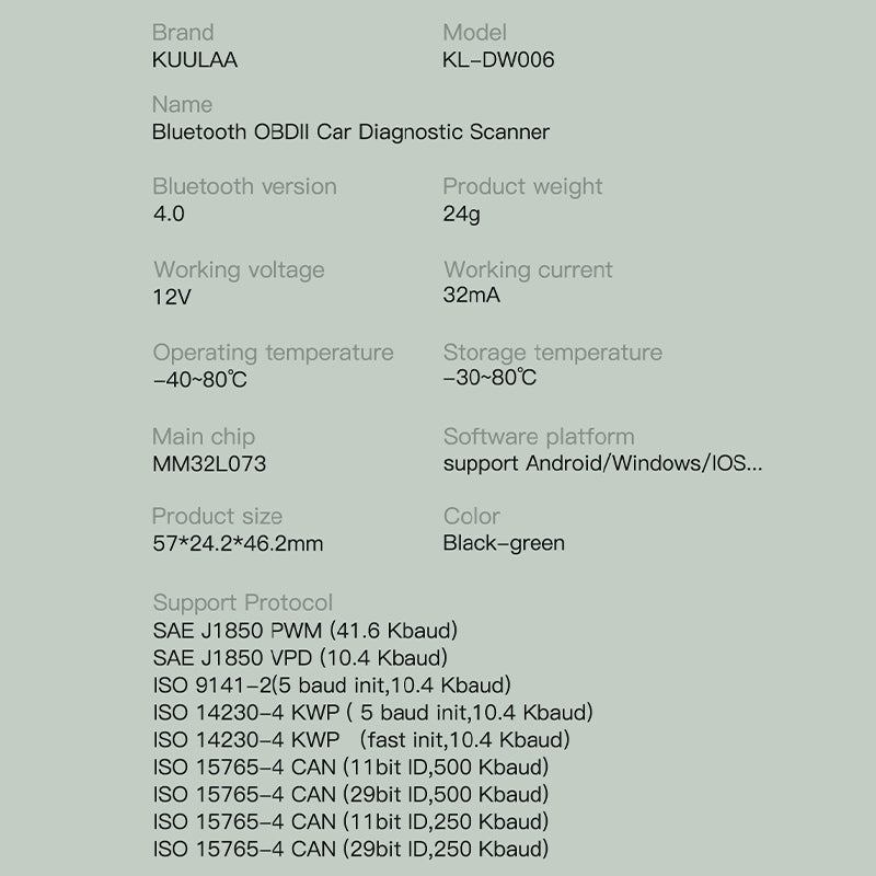 Bluetooth OBD Fehlerdiagnose
