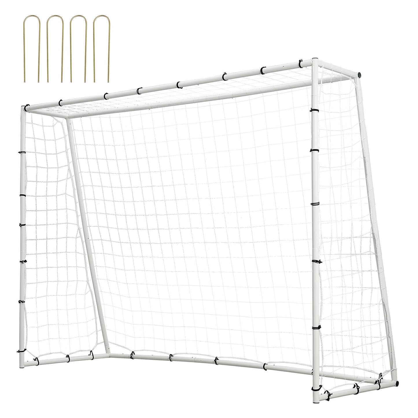 Fußball Rebounder Netz Verstellbar Weiß