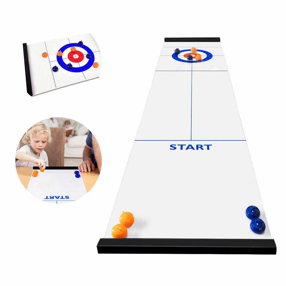 Tisch-Curling Spiel Kinder 6-16 Jahre