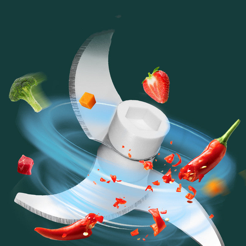 Garlic press for household vegetable cutter
