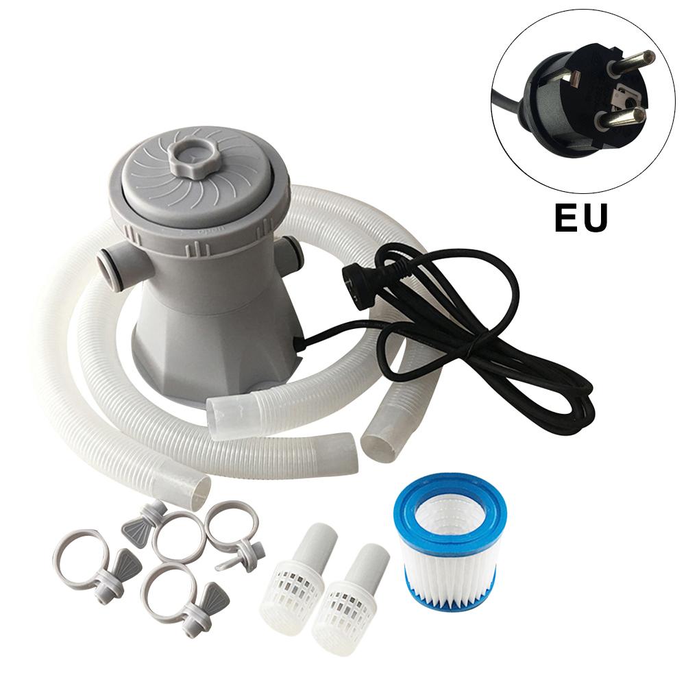 Plastic swimming pool circulation pump with filter