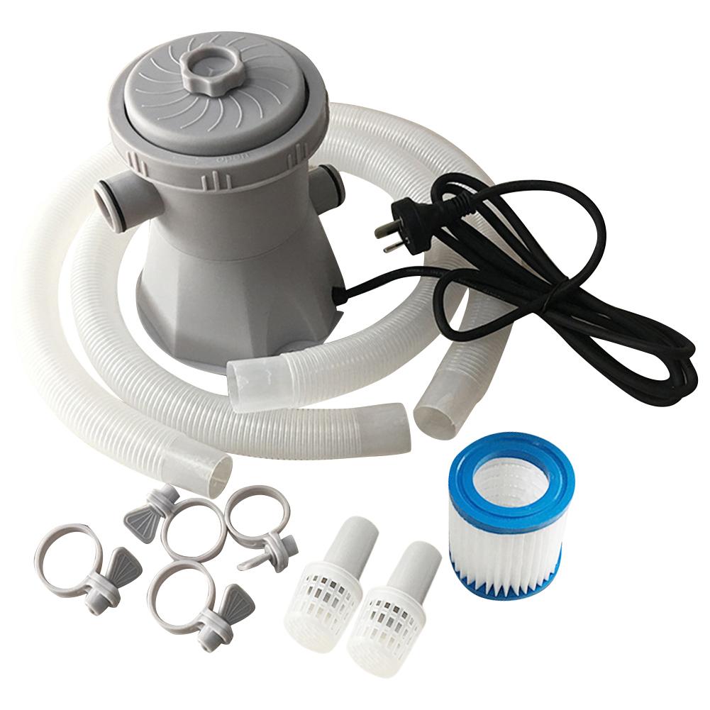 Plastic swimming pool circulation pump with filter