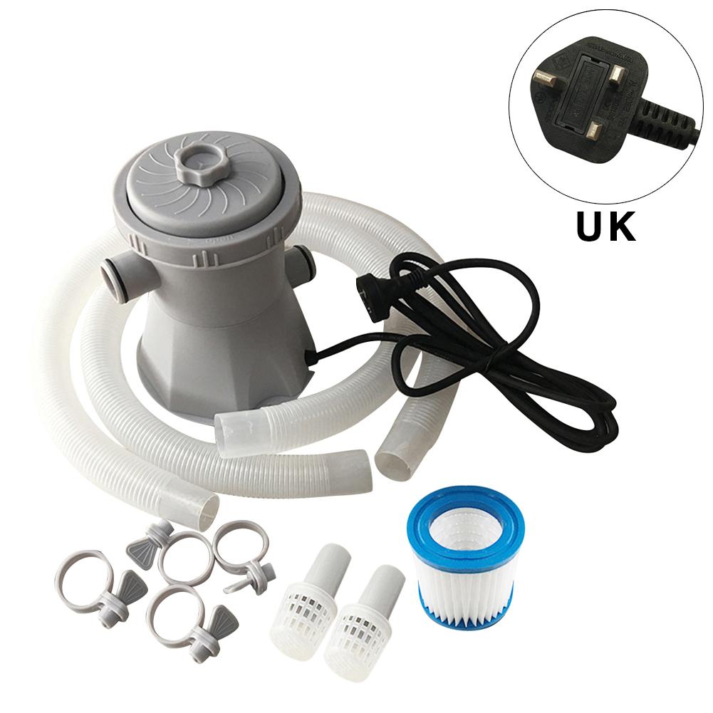 Plastic swimming pool circulation pump with filter