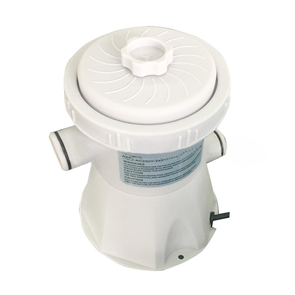 Plastic swimming pool circulation pump with filter