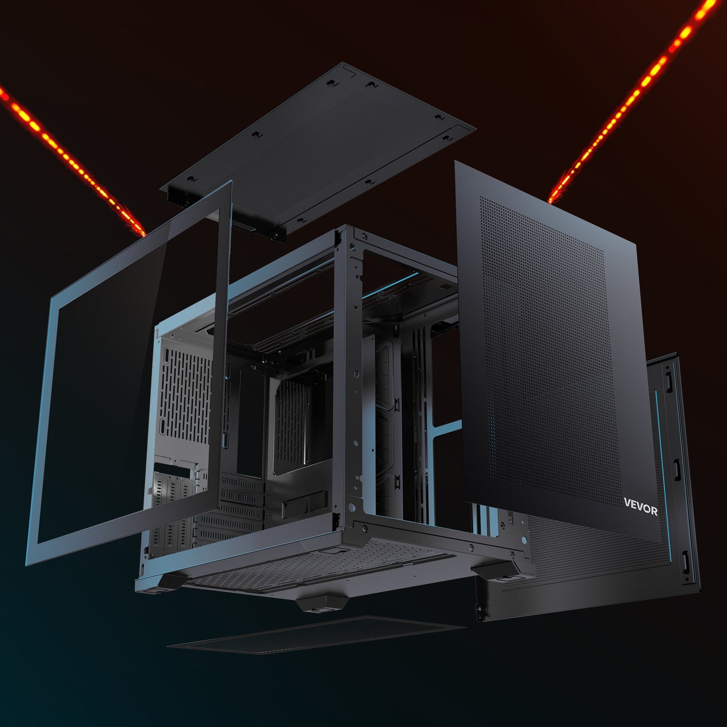 Mid-Tower PC Case Gaming ATX