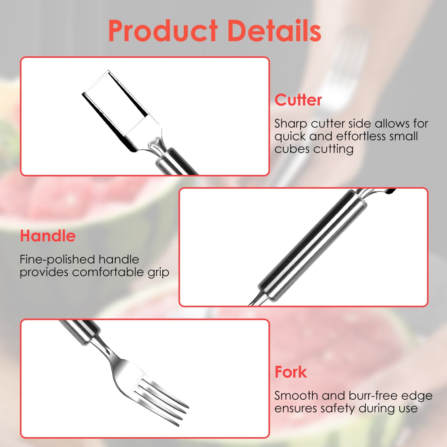 Watermelon Slicer 2-in-1 (Set of 5)