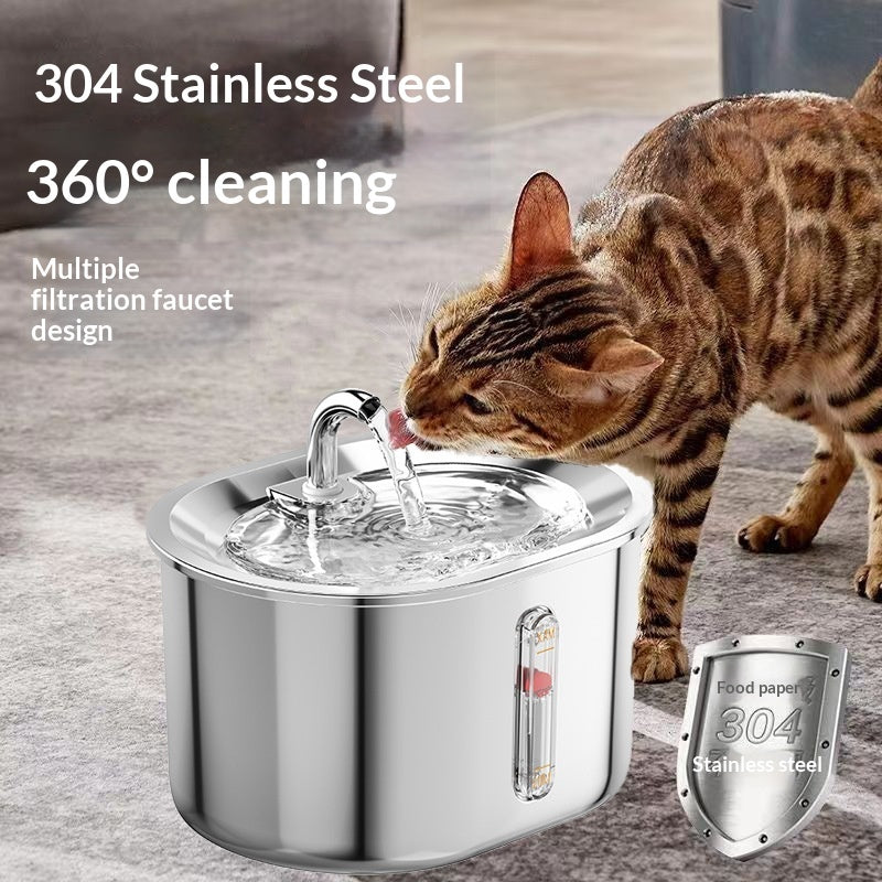 Pet Drinking Fountain Stainless Steel 304