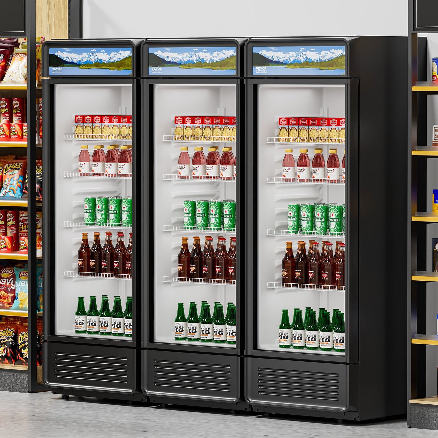 Kühlschrank Glastür 12.2 CU.FT