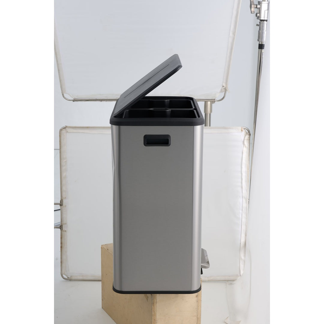 Edelstahl Küchen-Mülleimer 60L