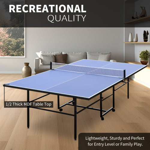 Tischtennistisch 9ft klappbar tragbar