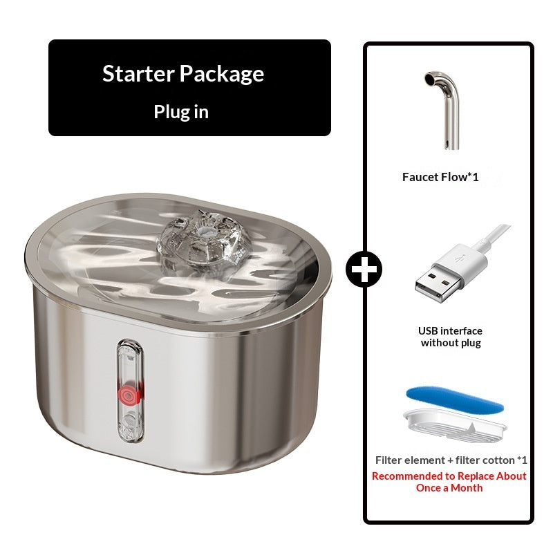 Pet Drinking Fountain Stainless Steel 304