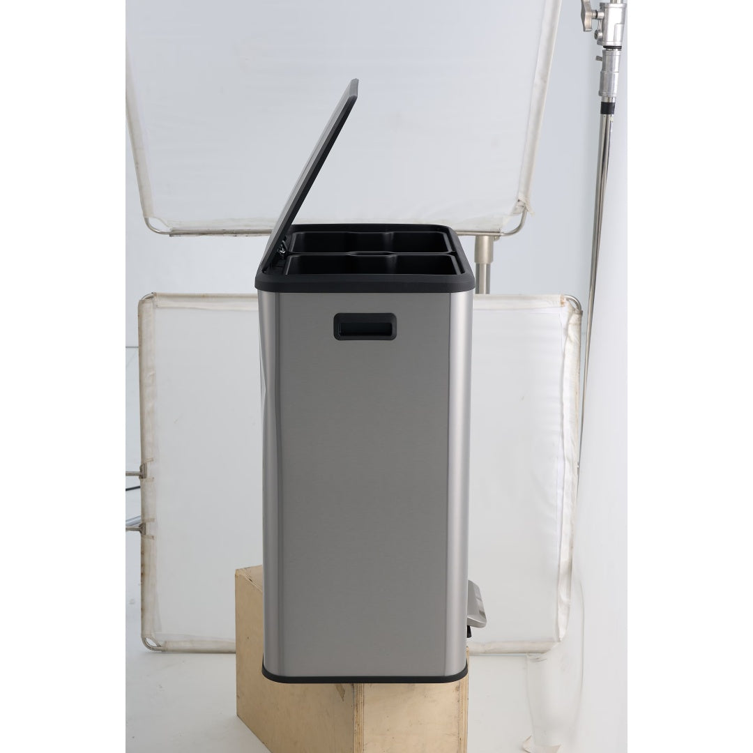 Edelstahl Küchen-Mülleimer 60L