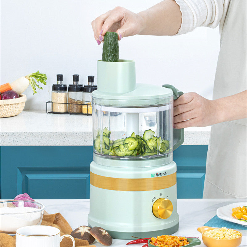 Electric Multifunction Vegetable Cutter for Household Use