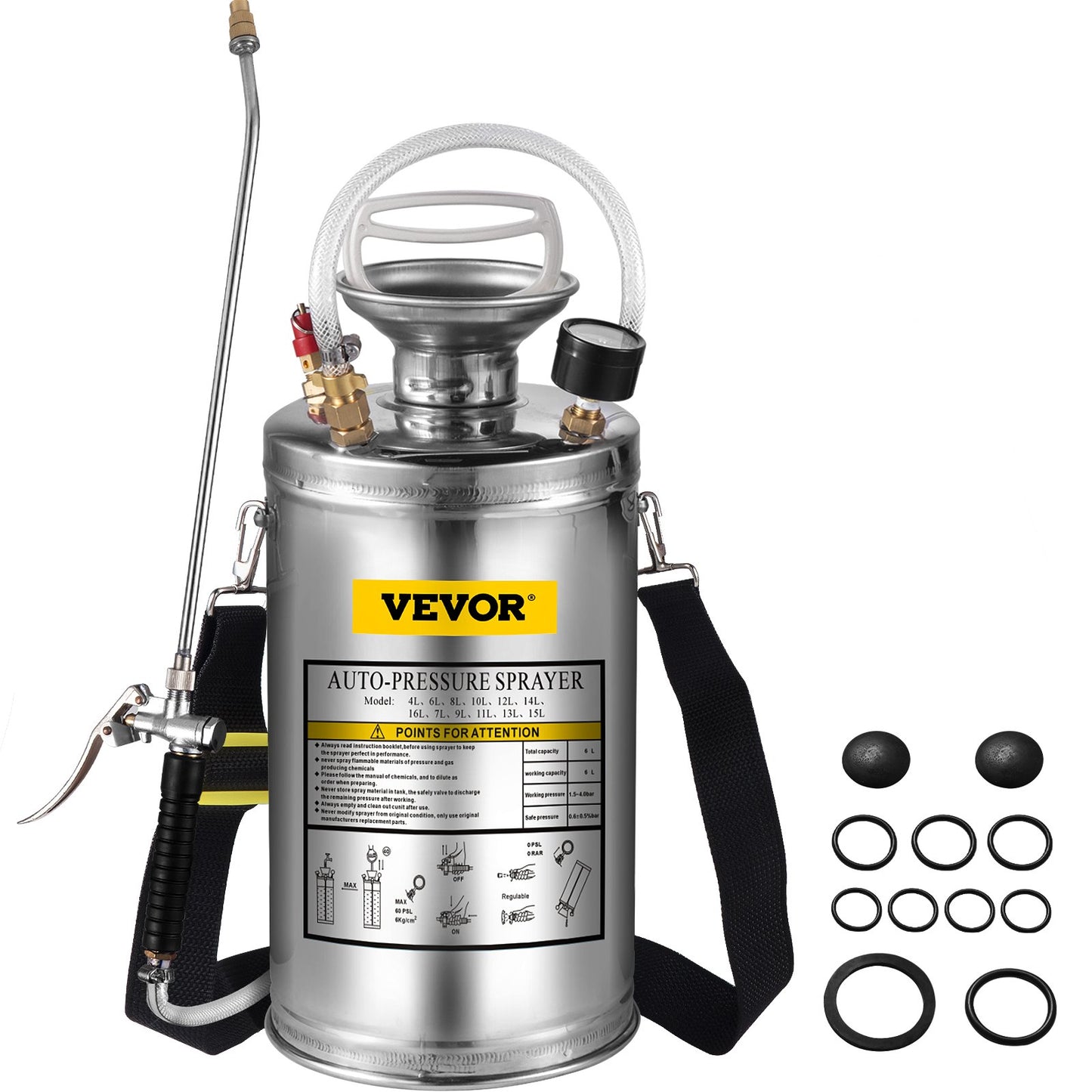 Garden Pond Fogger 6L Ultrasonic Fog Machine Stainless Steel Ultrasonic Fog Machine Suitable for Home, Garden, Tourist Vehicles, Special Vehicles, Ships, Vehicle Cleaning, Carpet Cleaning