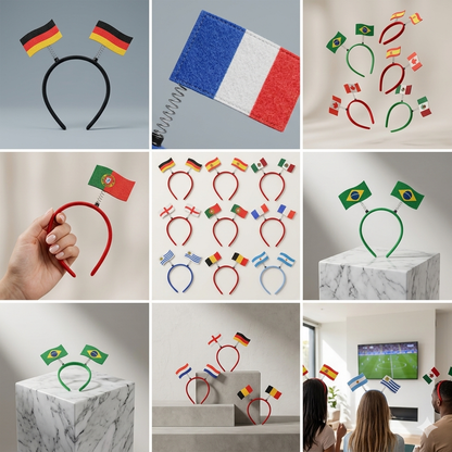 Country Flag Headband Football Party