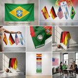 World Cup 2026 National Team Flag Polyester