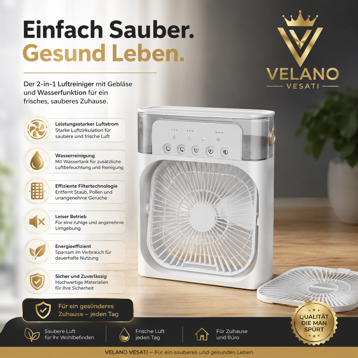 3-in-1 Luftkühler Ventilator