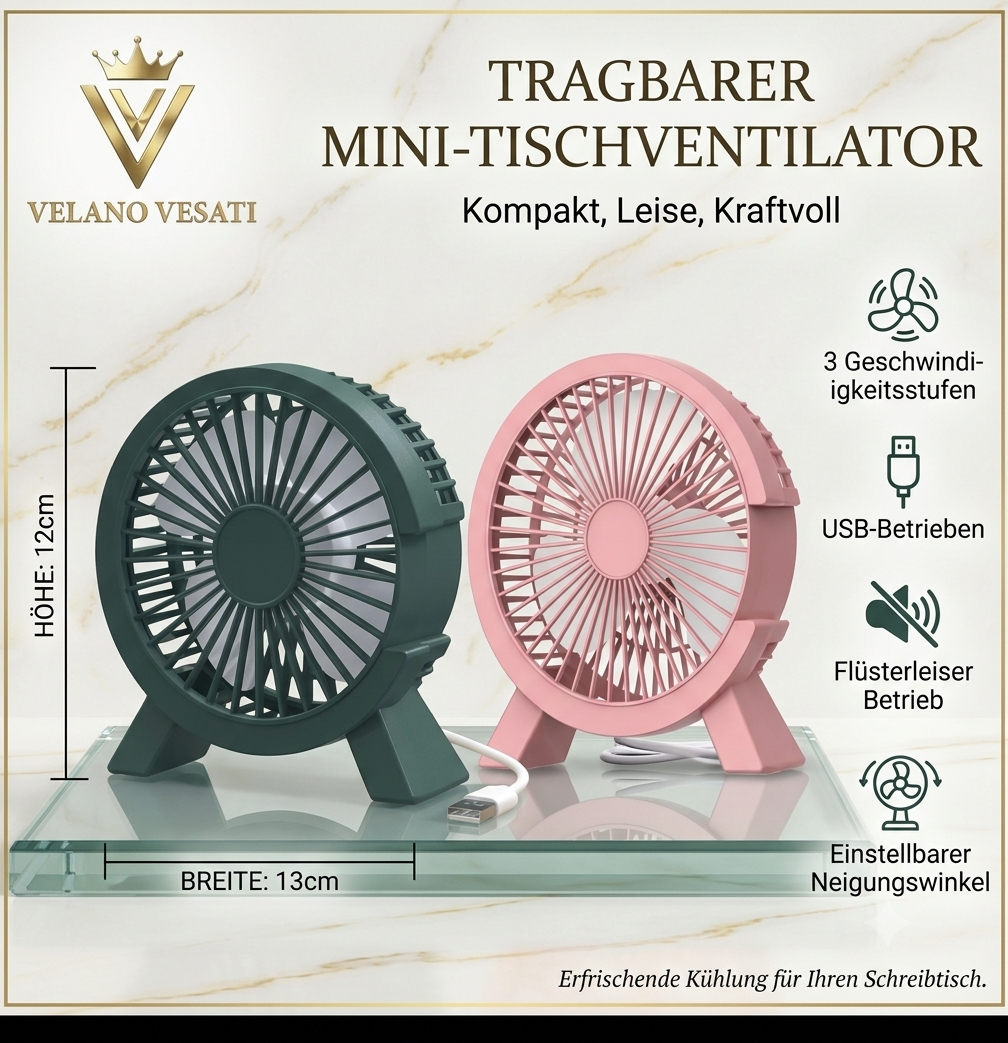 Mini USB Tischventilator