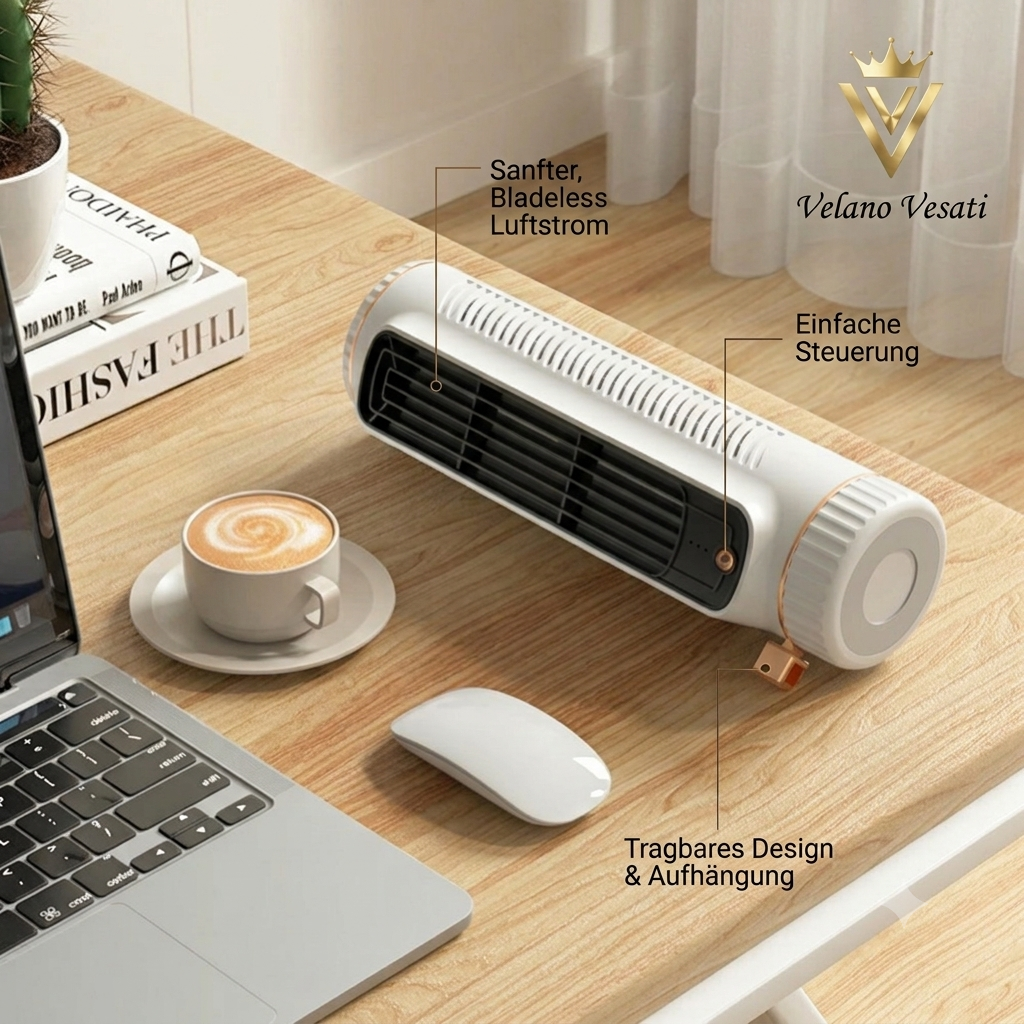 Mini Turm-Ventilator klingenlos