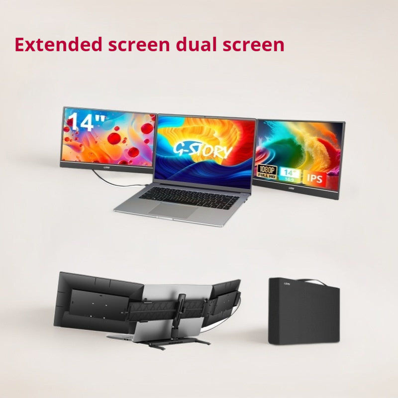 HD 14-inch Single-screen Dual-screen Office Monitor