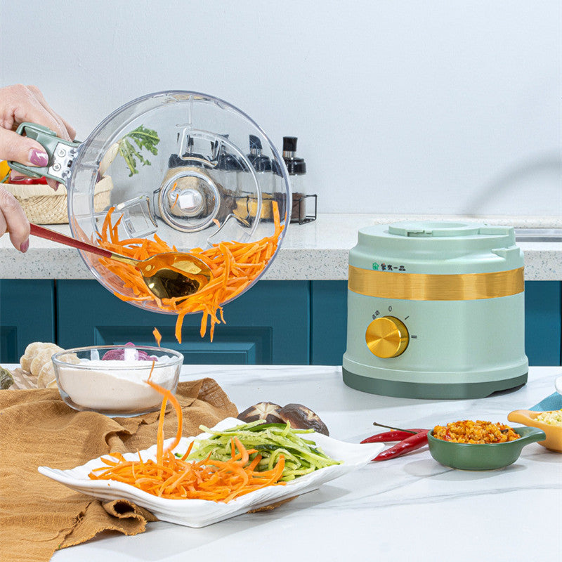 Electric Multifunction Vegetable Cutter for Household Use
