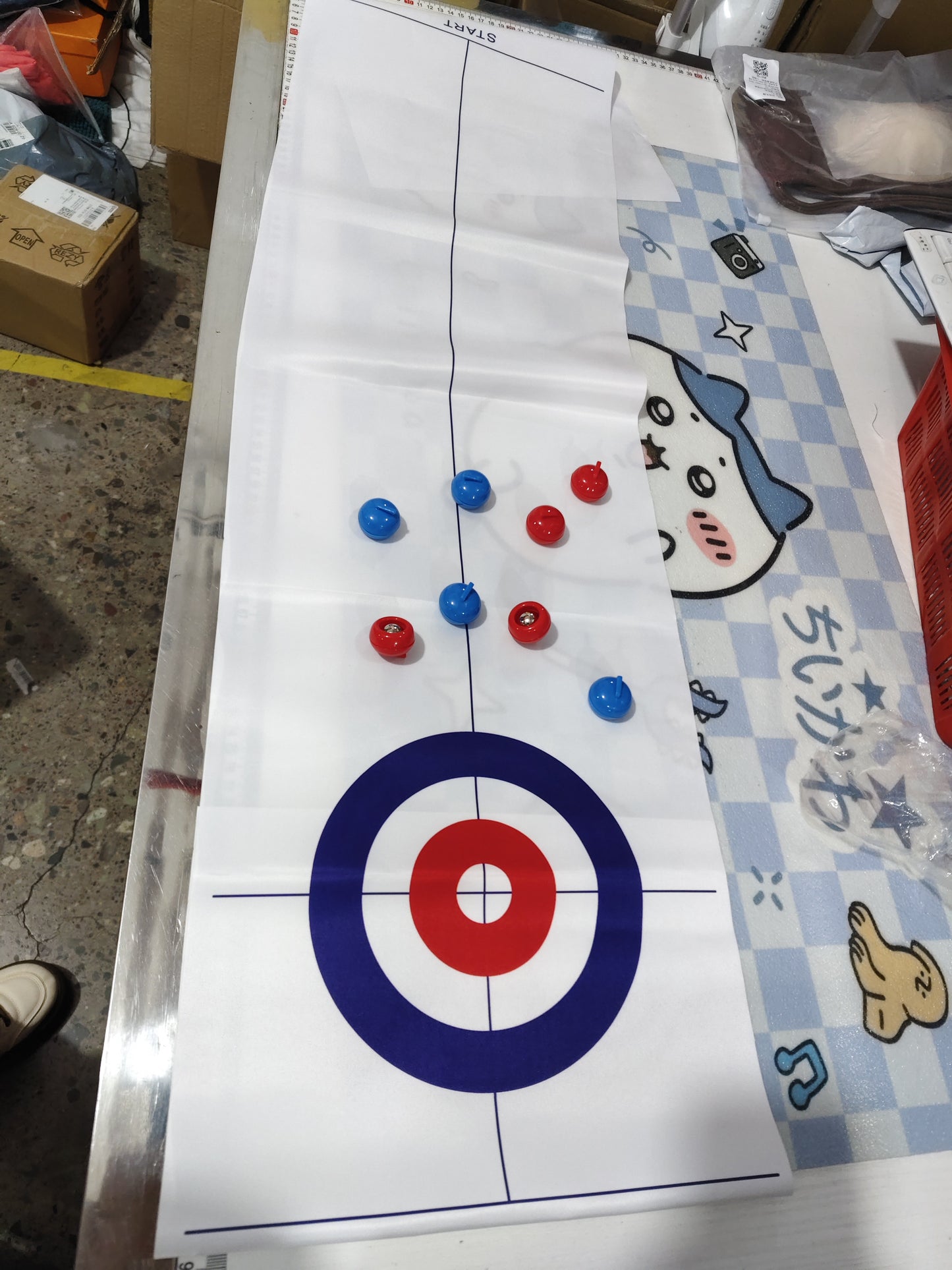 Tisch-Curling Spiel Kinder 6-16 Jahre