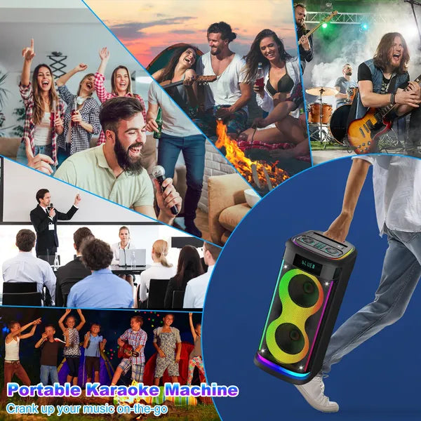 Wireless Party Speaker LED Mikrofon