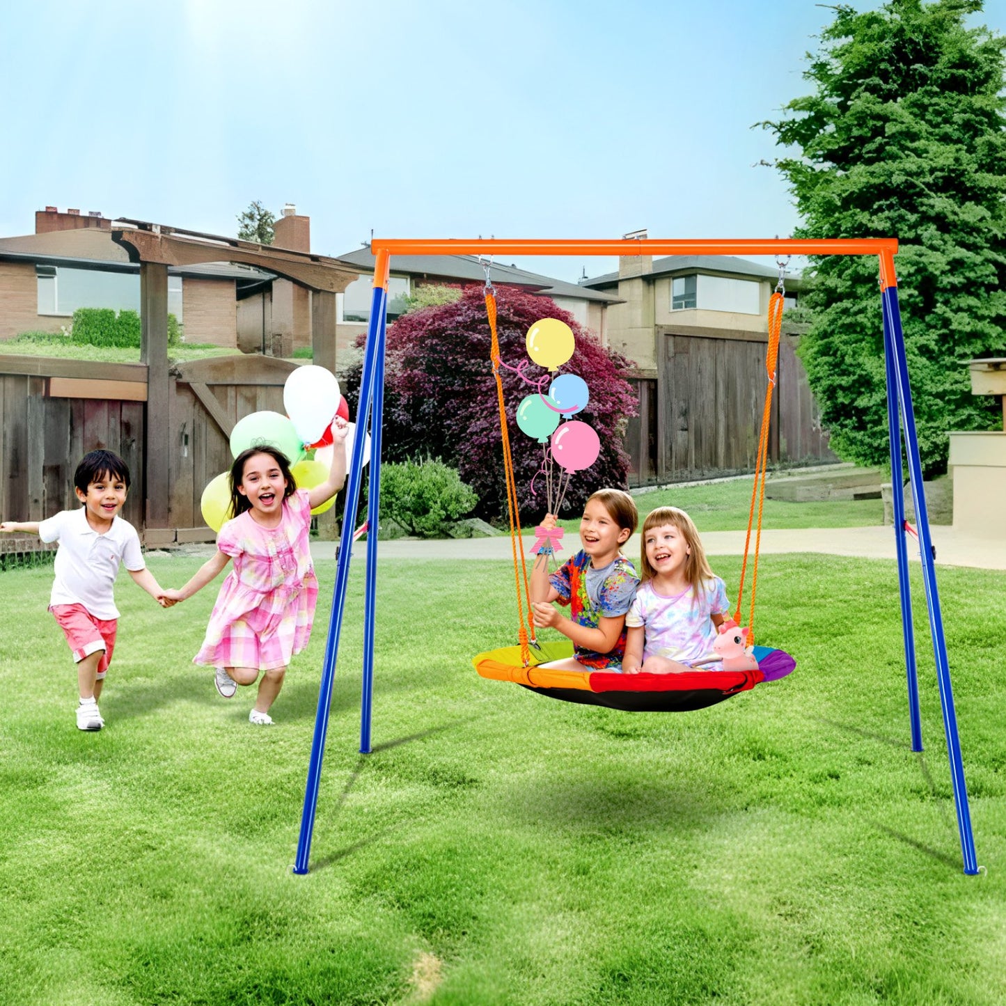 Swing Sets For The Garden 200 kg Load Capacity Swing Set 101