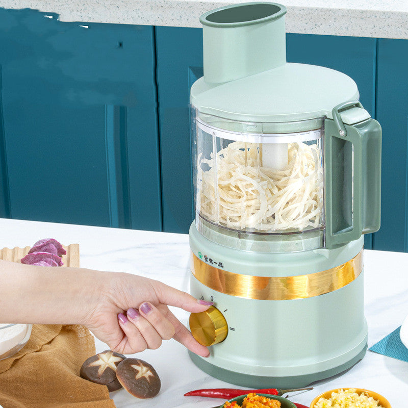 Electric Multifunction Vegetable Cutter for Household Use