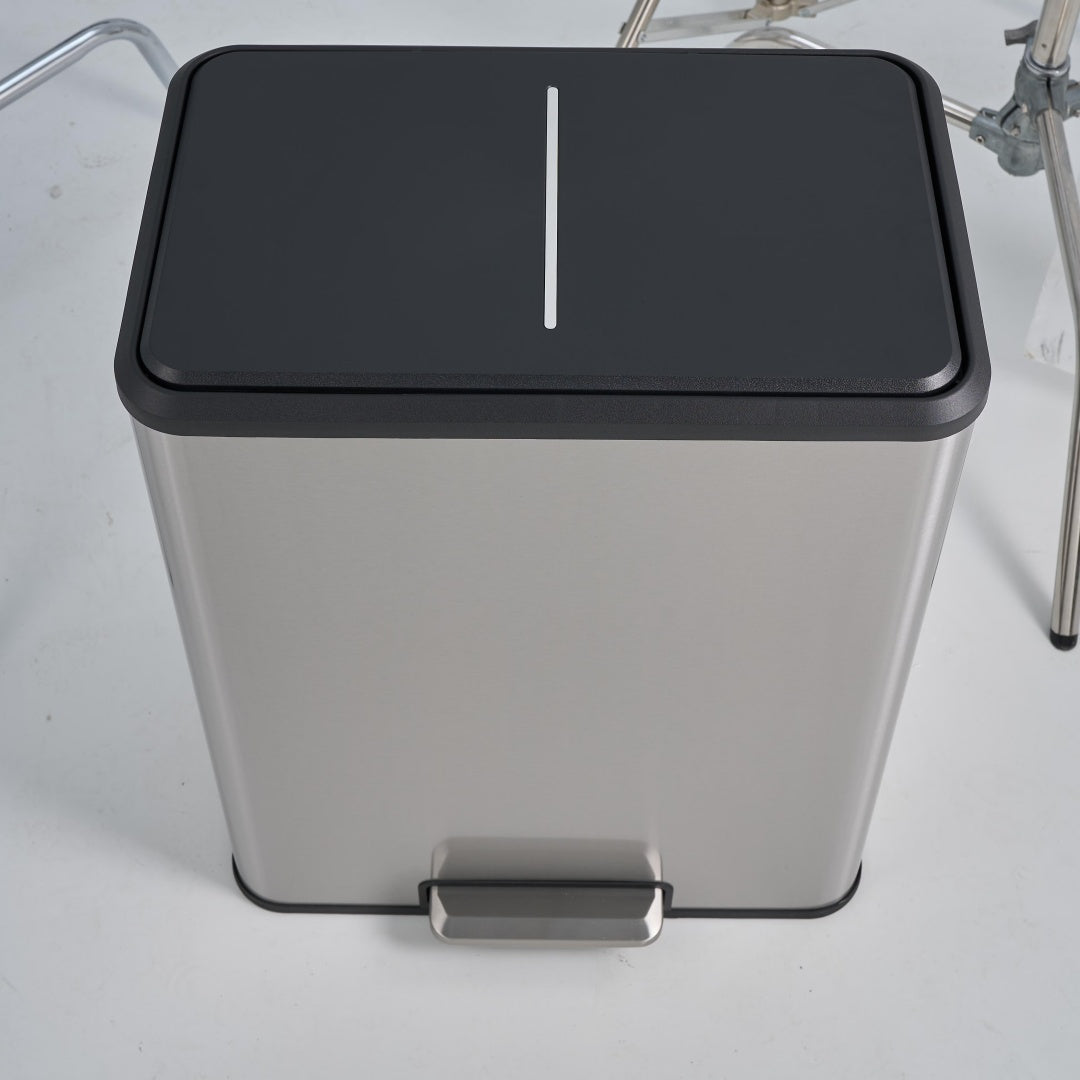 Edelstahl Küchen-Mülleimer 60L