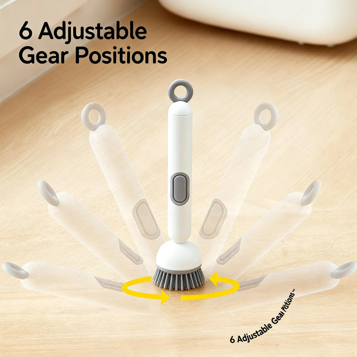 Dish brush with long handle & soap dispenser