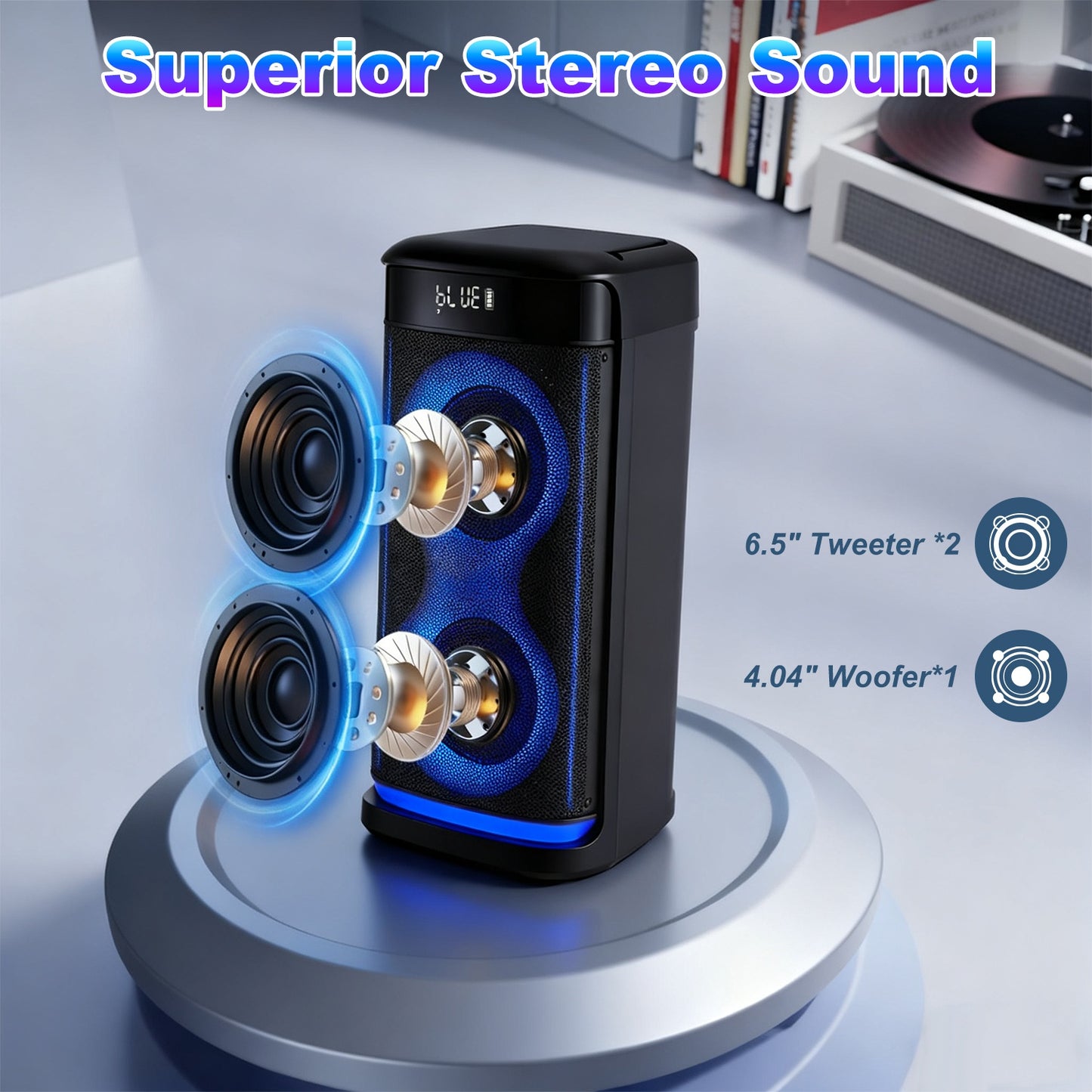 Wireless Party Speaker LED TWS