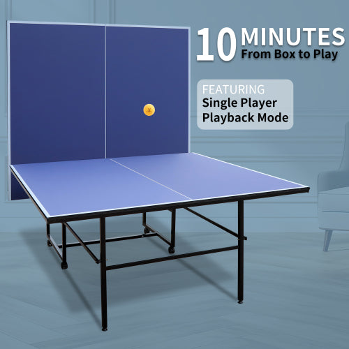 Tischtennistisch 9ft klappbar tragbar